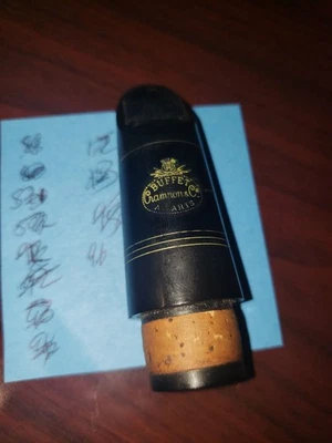 MP #96 Vintage Buffet Corona C Goma Dura Clarinete Boquilla Riffault ¡En Blanco! Foto 1 de 4