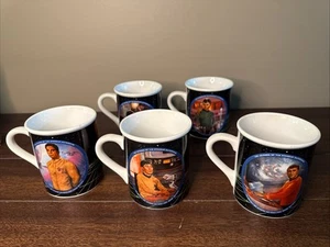 Vintage Star Trek The Original Series Limited Edition Mug Set of 5 - Picture 1 of 9