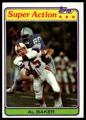 1981 Topps #498 Al Baker [GOATCARDS] - Image 1 of 2
