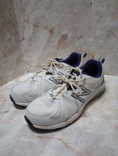 New Balance 857 V2 Cross Trainer Uomo US 14 X WIDE 4E Bianco Navy MX857WN2