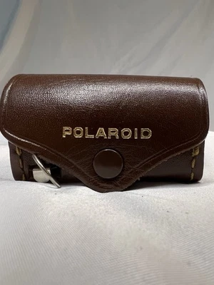 Kit de estuche de cuero vintage Polaroid Len con cinta métrica Foto 1 de 4