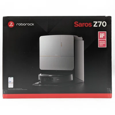 Roborock Saros Z70 Robot Vacuum & Mop + Empty Wash Fill Dock (RRE0R50+EWFD28LRR) - Image 1 of 4