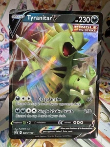 Tyranitar V SWSH109 - Pokemon TCG Black Star Promo (2021) Holo Card - Picture 1 of 2