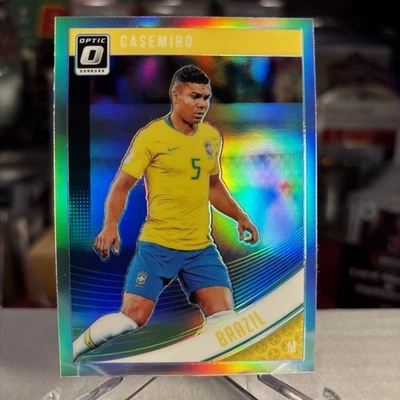 Casemiro 2018-19 Panini Donruss Optic Silver Prizm Brazil SP ⭐️ ¿JOYA COMO NUEVA? Foto 1 de 3