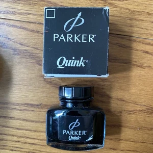 Parker Füllfederhalter Tintenfass, schwarze QUINK Tinte, 57 ml Füllfederhaltermine - Bild 1 von 4