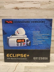 Standard Horizon Eclipse + GX1250SA MARINE VHF RADIO NEW IN BOX - Zdjęcie 1 z 8