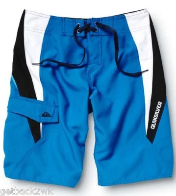 NOVO* SHORTS DE BANHO MASCULINO QUIKSILVER BOARDSHORTS 29 Doggie Door 22" AZUL CIANO - Imagem 1 de 3