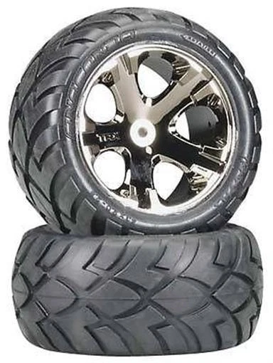 Traxxas 2.8 Anaconda Tires/All Star Black Chrome Rear - Image 1 of 1