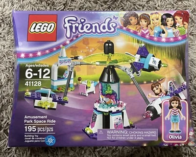 NEW SEALED LEGO FRIENDS Amusement Park Space Ride 41128  2016 Retired Brand New - Image 1 of 3
