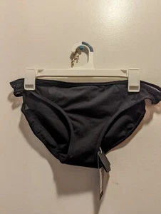 Seafolly Women's 16 Black Sheer Hip Bikini Bottoms NWT - Picture 1 of 8