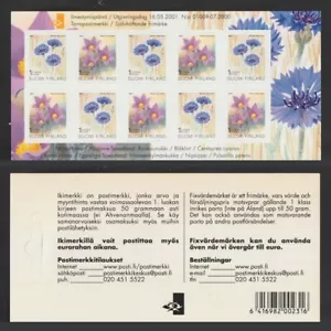 FINLAND - 2001 - ( Provincial Flowers - Pane, 5 each ) - MNH** - Picture 1 of 1