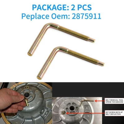 Clutch Spreader Belt Removal Tool For Polaris Assault RMK 800 2015-2018 2-Pack - Image 1 of 4