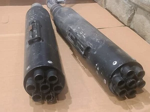 Harley Sportster Black 883 1200 Exhaust Mufflers Pipes - Picture 1 of 8