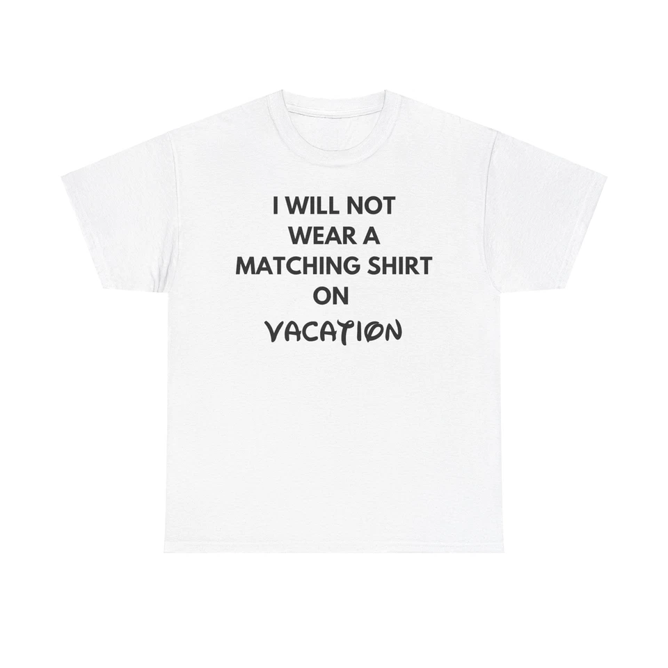 Theme Park Vacation 男女皆宜的厚棉T恤 — 第 1/1 张图片