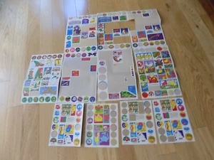 Vintage 80s NEW Stickers Troll Associates Reading Book Club School Dinosaur - Picture 1 of 8