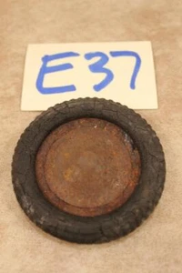 E37B VINTAGE RUBBER TOY CAR/TRUCK TIRE WHEEL DULOP 2 7/8 X 7/16 - Picture 1 of 1