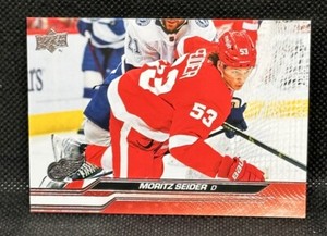 Moritz Seider 2023-24 Upper Deck Series 1 #64 Detroit Red Wings