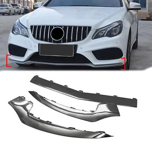 Front Bumper Lip Spoiler Splitter For Mercedes Benz E-Class W207 E350 E400 E550 - Picture 1 of 8