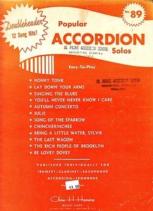 Popular Accordion Solos #89 Easy-to-Play Honky Tonk Rich People of Brooklyn - Picture 1 of 2