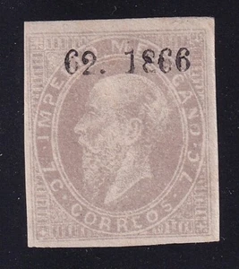ucg47 Mexico 1866 ( Orizava ) Lithographed 62-1866 Sc#26 Mc#25 - Picture 1 of 1