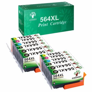Multi-Pack 564XL Ink Cartridges for HP Printer Deskjet 3520 3521 3522 3526 3070 - Picture 1 of 13