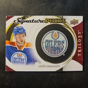 2015-16 Upper Deck Trilogy Signature Pucks #SPLD Leon Draisaitl - Bild 1 von 2