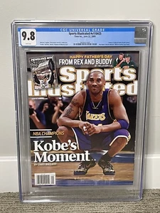 Kobe Bryant Sports Illustrated CGC 9.8 POP 1/1 none higher Newsstand FREE SHIP!! - Picture 1 of 2