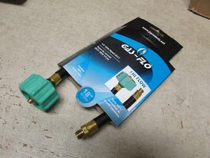 RV 18" Pigtail Propane Gas Hose Tank Connector Cylinder Trailer Inverted Flare - Picture 1 of 5