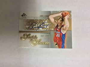2003/04 SP SIGNATURE EDITION CHRIS KAMAN GOLD AUTO CARD #AS-CK #66/250 - Picture 1 of 2