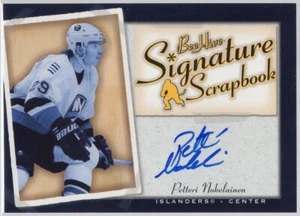 * 2005-06 UD Beehive - Signature Scrapbook #SS-PN - PETTERI NOKELAINEN - Picture 1 of 4