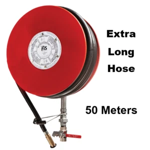 Fire Hose Reel 50M x 19mm "Black Hose" FIS brand - Picture 1 of 4