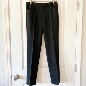 LAFAYETTE 148 Women’s Gray Wool Blend Trousers Size 0 Office Business - Picture 1 of 9