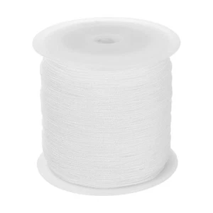Nylon String, 0.8mm 109 Yards Nylon Cord Satin String, White - Picture 1 of 6