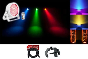Chauvet DJ EZpar 64 RGBA Rechargeable White SlimPar Par Wash Light+Cable+Clamp - Picture 1 of 12