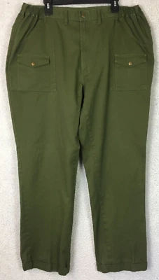 Mens Boy Scouts Official Uniform Pants Green Size 44 Vintage Cargo Pockets - Image 1 of 4