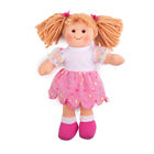 Bigjigs Toys Darcie Rag Doll (Small - 28cm Tall) Plush Toys, Soft Baby Dolls