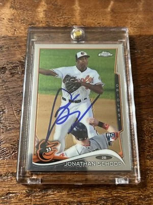 Jonathan Schoop IP Signed Topps Chrome Rookie Card Psa Dna Coa Autographed - Изображение 1 из 3