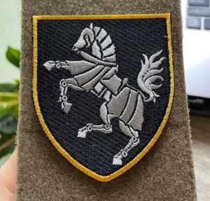Ukrainian Army Morale Patch of 1ST INDEPENDENT TANK BRIGADE Tactical Badge Hook - Picture 1 of 6