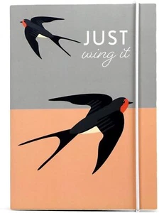 OFFICIAL RSPB SWALLOW BIRDS A6 NOTEBOOK NOTE PAD SCHOOL BOOK NEW - Picture 1 of 2
