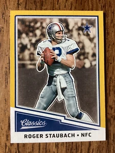 2017 Panini Classics - Legends Yellow #177 Roger Staubach - Bild 1 von 1