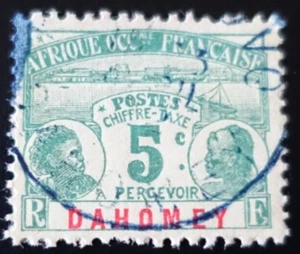 Colonias Francesas - Dahomey Sello Impuesto Nº 1 Borrado Sello Desde - Imagen 1 de 2