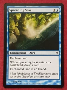 Magic The Gathering ZENDIKAR SPREADING SEAS blue card MTG - Picture 1 of 2