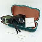 Gucci Gg0637sk 002 Havana Green 56 18 150 Sunglasses New Authentic