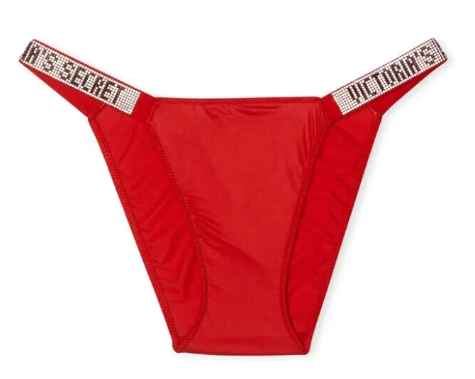 VICTORIA'S SECRET VERY SEXY SHINE STRAP BIKINI PANTY RHINESTONE XS S M L XL NWT - Image 1 of 1