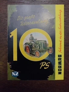 Original Normag C10 Verkaufsprospekt 10PS Schlepper Prospekt - Picture 1 of 4