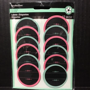 Recollections La Fleur Labels 12pc Craft 2” New - Picture 1 of 2