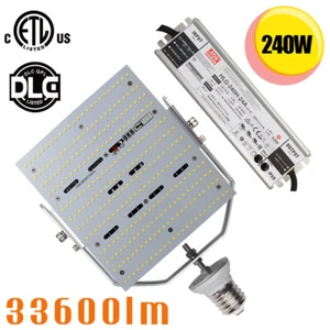DLC ETL LED Parking Lot Light 240W Replace 1000W HPS Stadium Tennis Court E39 - Picture 1 of 12