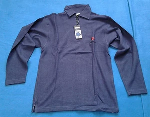 Sweatshirt Bulldog Gr. S marine blau - Kragen - Neuware - Langarm - Stick - Bild 1 von 3