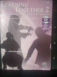 Viola Songbook Learning Together 2 Sequential Rep Solo Strings or Ensemble W/CD - Picture 1 of 10
