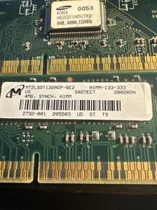 Samsung 4MB AGP Inline Memory Module AIMM-133-333 - Afbeelding 1 van 5